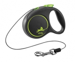 Поводок рулетка Флекси Блэк Дизайн XS, тросовая 3 м, для собак весом до 8 кг Image 3